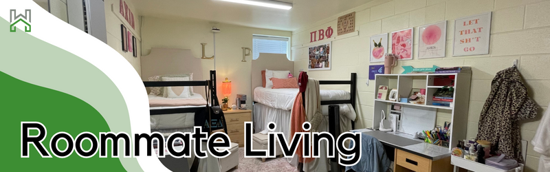 A cozy and personalized dorm room